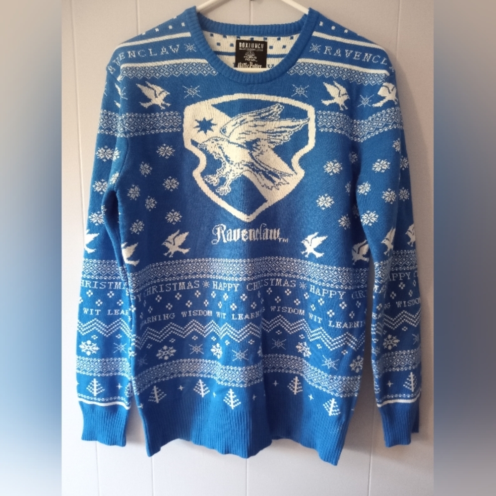 Harry Potter Ravenclaw Crest Holiday Sweater